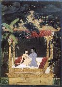 unknow artist Tingzhong of Krishna and Lade Ha china oil painting reproduction